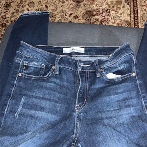 Dark Blue Women's Jeans Jeggings